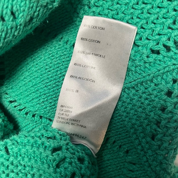 Free People Islamorada Fauxchet Sweater Maxi Boho Chic Size Large - Picture 9 of 10